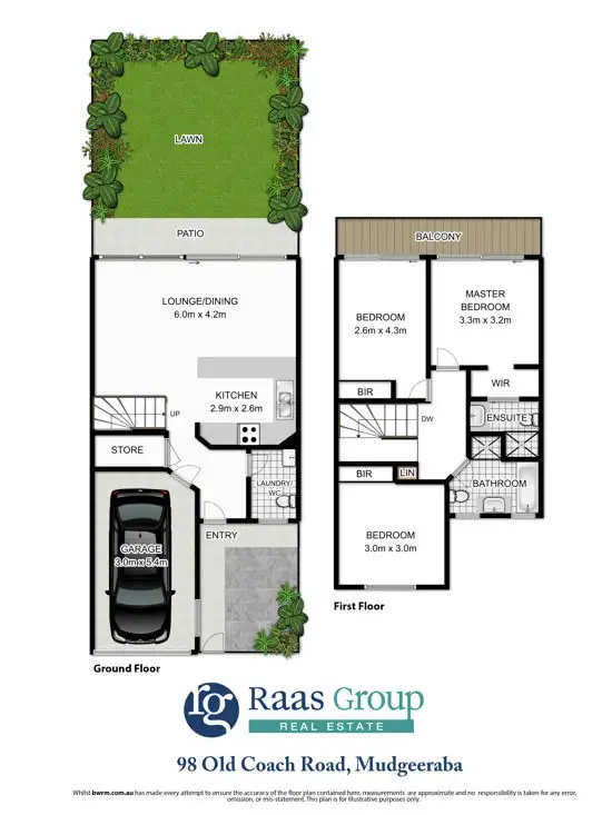 Floorplan of Homely townhouse listing, 44/98 Old Coach Road, Mudgeeraba QLD 4213