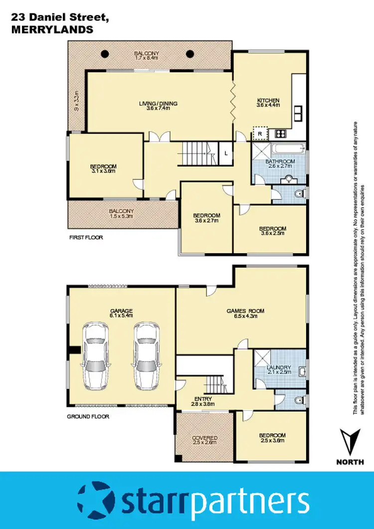 Floorplan of Homely house listing, 23 Daniel Street, Greystanes NSW 2145