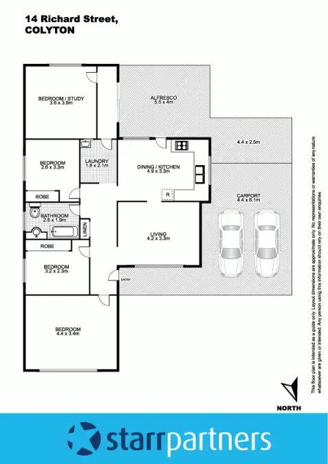 Floorplan of Homely house listing, 14 Richard St, Colyton NSW 2760