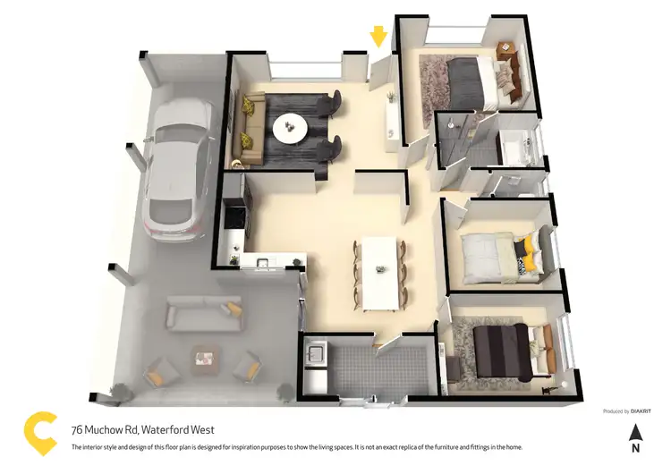Floorplan of Homely house listing, 76 Muchow Road, Waterford West QLD 4133