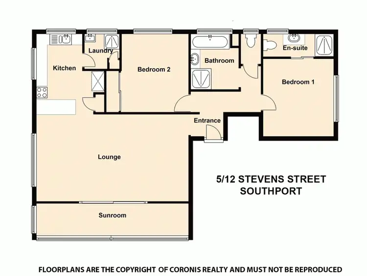 Floorplan of Homely house listing, 5/12 Stevens Street, Southport QLD 4215