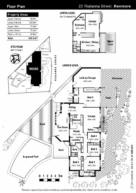 Floorplan of Homely house listing, 22 Rialanna Street, Kenmore QLD 4069