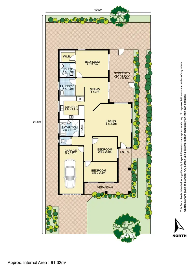 Floorplan of Homely house listing, 8 Brickfield Place, Blacktown NSW 2148