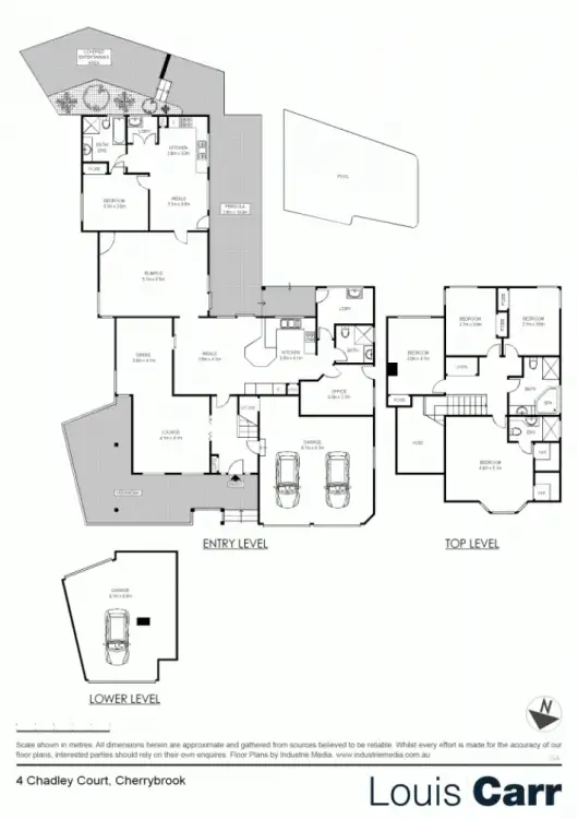 Floorplan of Homely house listing, 4 Chadley Crt, Cherrybrook NSW 2126
