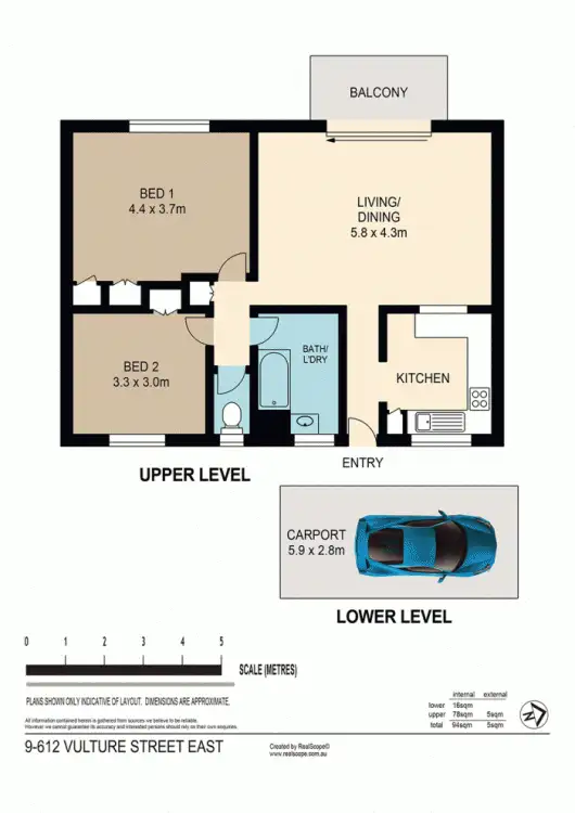 Floorplan of Homely unit listing, 9/612 Vulture Street East, East Brisbane QLD 4169