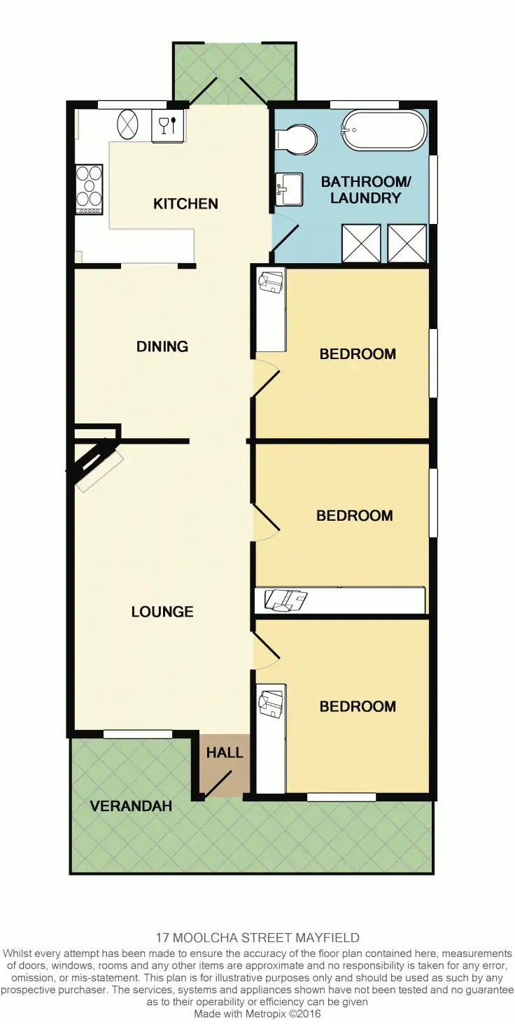 Floorplan of Homely house listing, 17 Moolcha Street, Mayfield NSW 2304