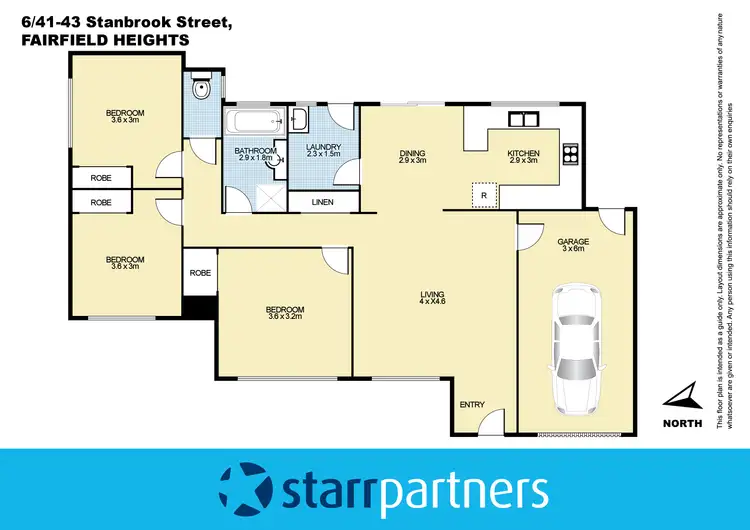 Floorplan of Homely villa listing, 6/41-43 Stanbrook Street, Fairfield Heights NSW 2165