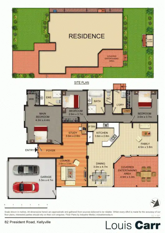 Floorplan of Homely house listing, 82 President Road, Kellyville NSW 2155