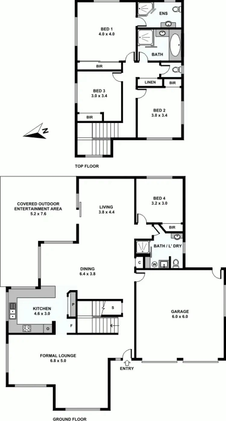 Floorplan of Homely house listing, 38 Hummingbird Crescent, Wishart QLD 4122