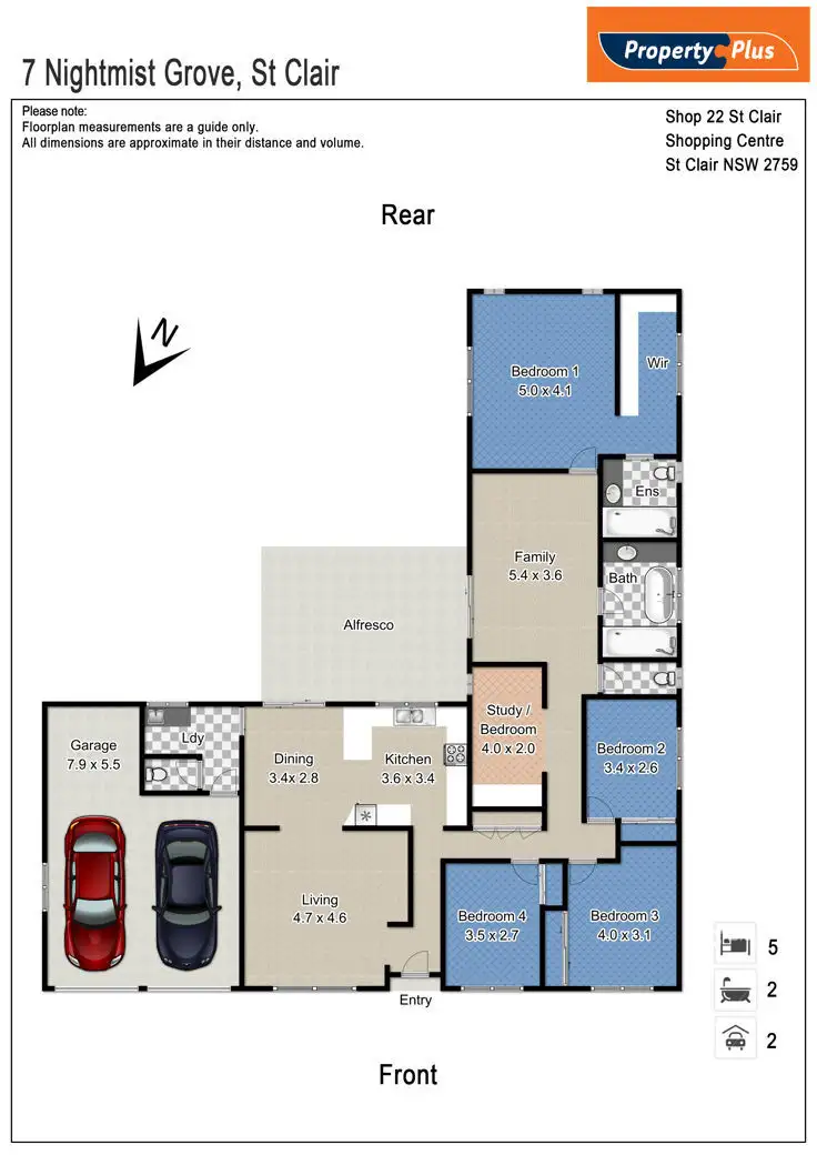 Floorplan of Homely house listing, 7 Nightmist Grove, St Clair NSW 2759