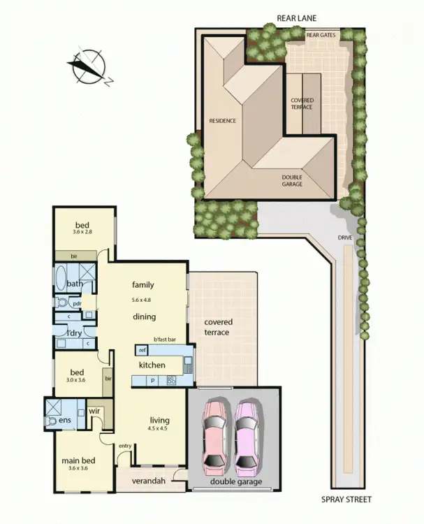 Floorplan of Homely house listing, 2/26 Spray Street, Mornington VIC 3931