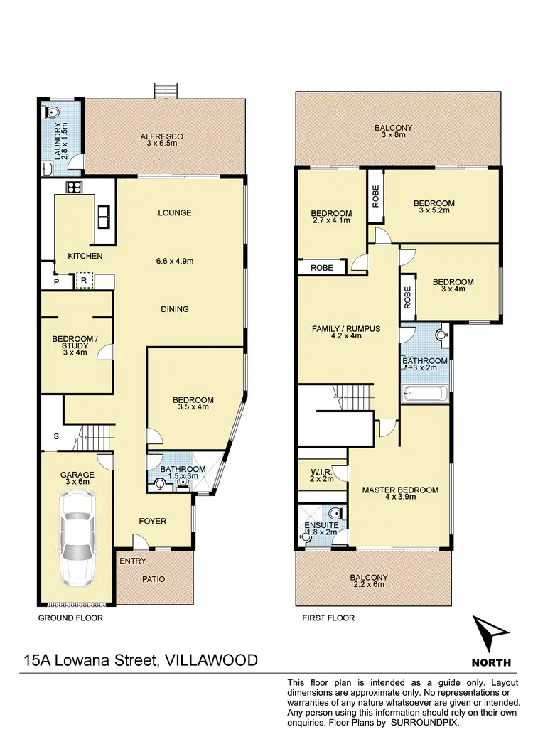 Floorplan of Homely house listing, 15A Lowana Street, Villawood NSW 2163
