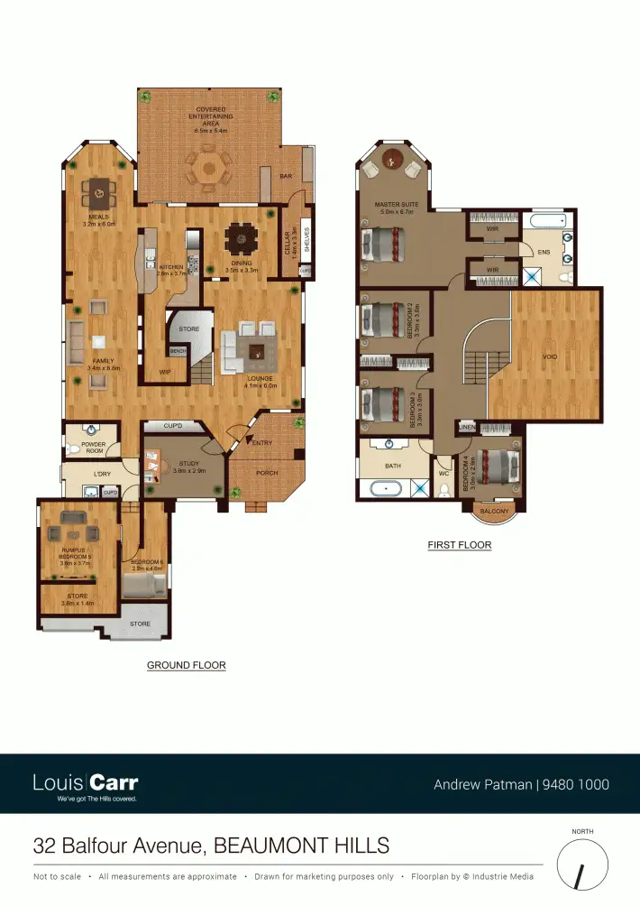 Floorplan of Homely house listing, 32 Balfour Avenue, Beaumont Hills NSW 2155