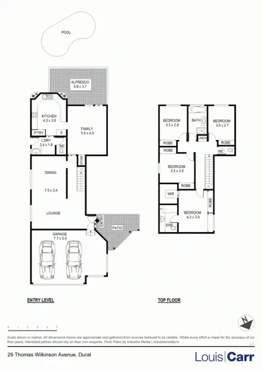 Floorplan of Homely house listing, 29 Thomas Wilkinson Ave, Dural NSW 2158