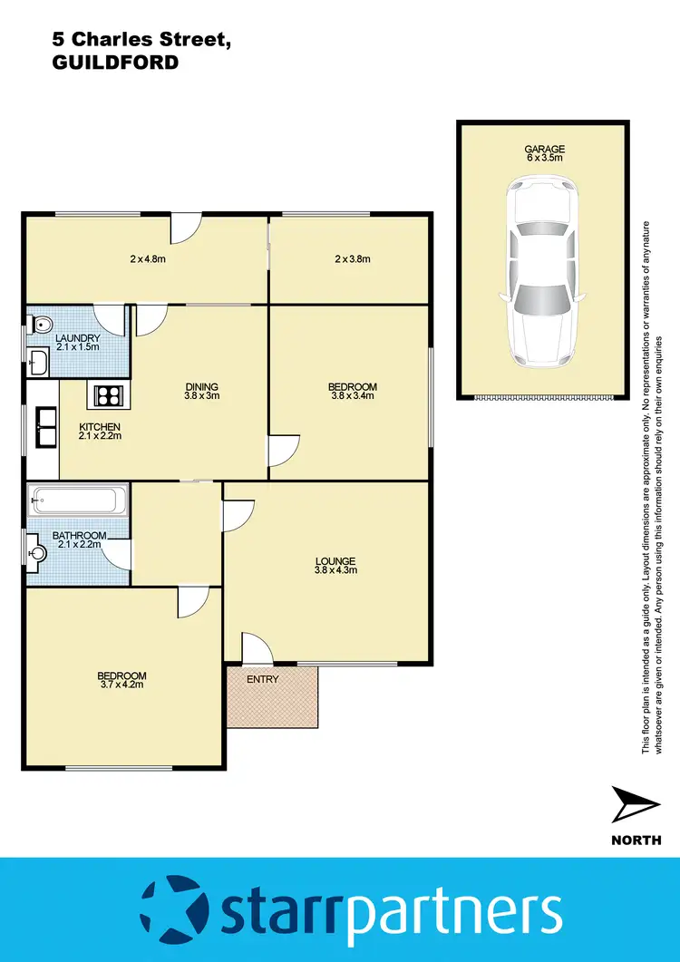 Floorplan of Homely house listing, 5 Charles Street, Guildford NSW 2161