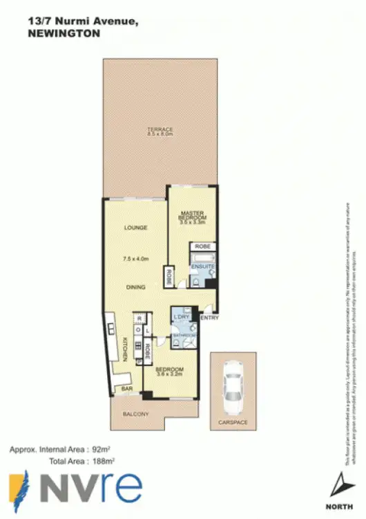 Floorplan of Homely unit listing, 13/7 Nurmi Avenue, Newington NSW 2127