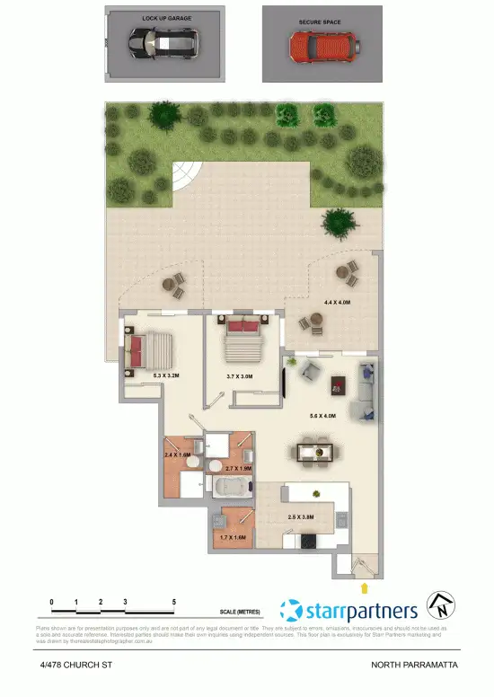 Floorplan of Homely unit listing, 4/478 Church Street, Parramatta NSW 2150