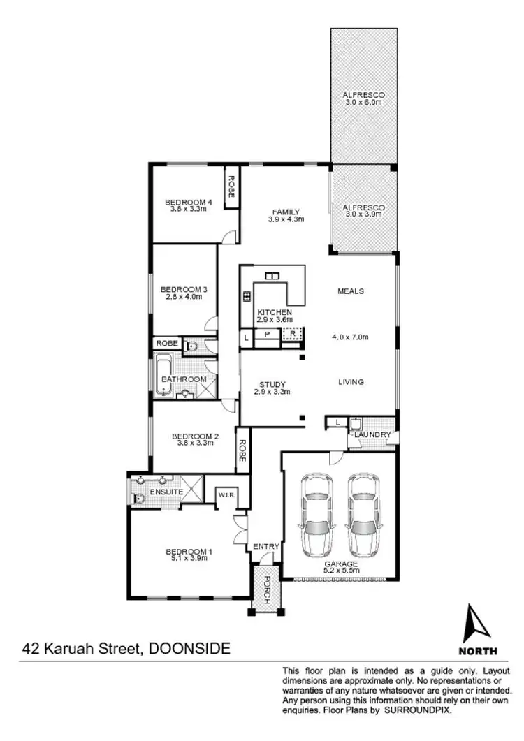 Floorplan of Homely house listing, 42 Karuah Street, Doonside NSW 2767