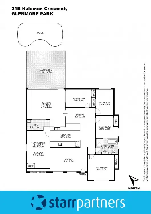 Floorplan of Homely house listing, 21b Kulaman Crescent, Glenmore Park NSW 2745