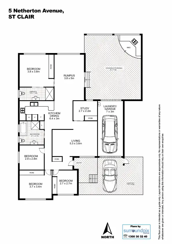 Floorplan of Homely house listing, 5 Netherton Avenue, St Clair NSW 2759