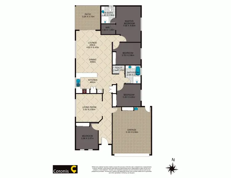 Floorplan of Homely house listing, 52 Alvine Drive, Eagleby QLD 4207