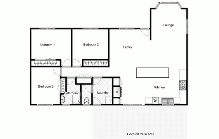 Floorplan of Homely rural property listing, 21 Sunny Court, Ningi QLD 4511
