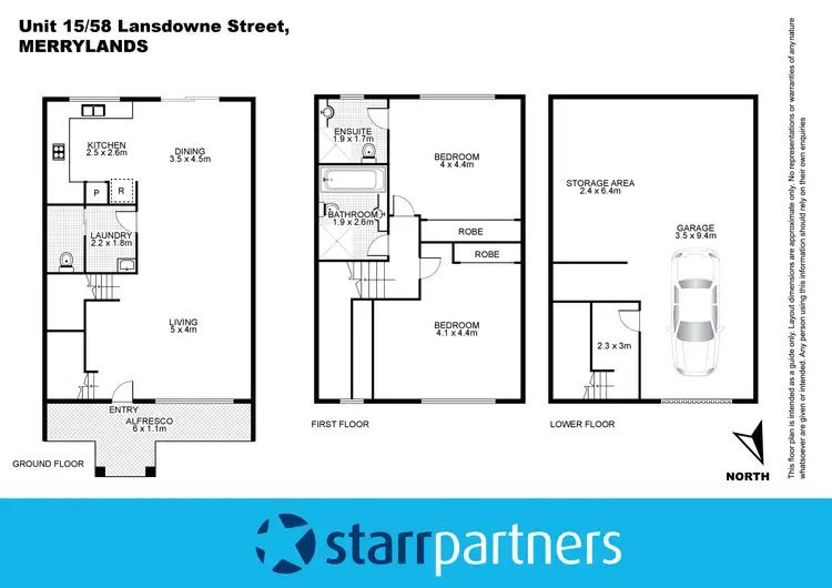 Floorplan of Homely townhouse listing, 15/58 Lansdowne Street, Merrylands NSW 2160