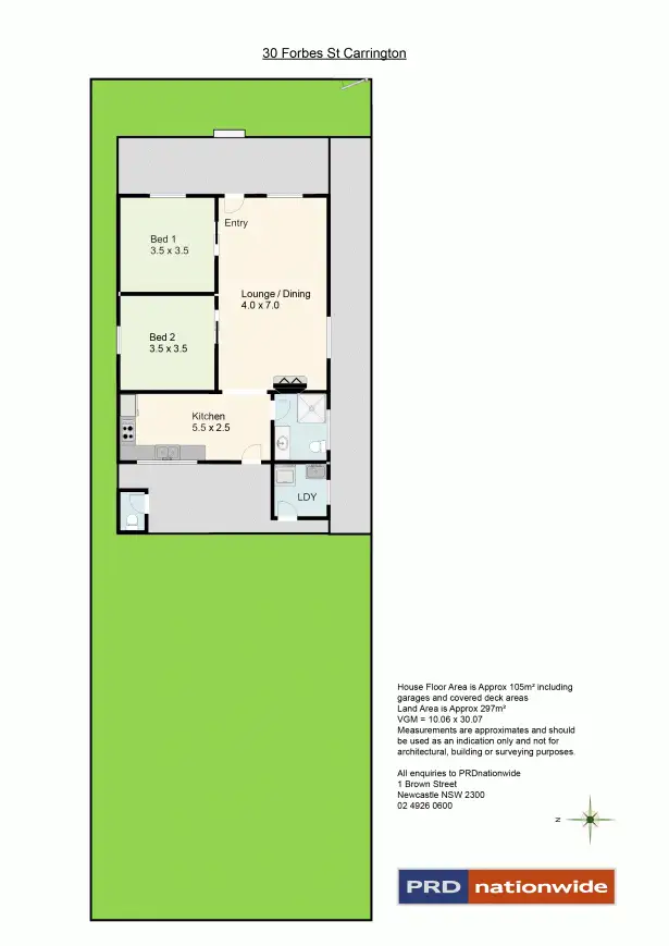 Floorplan of Homely house listing, 30 Forbes Street, Carrington NSW 2294