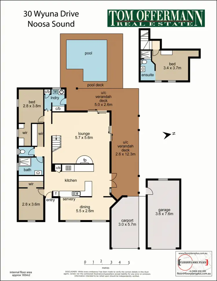 Floorplan of Homely house listing, 30 Wyuna Drive, Noosaville QLD 4566