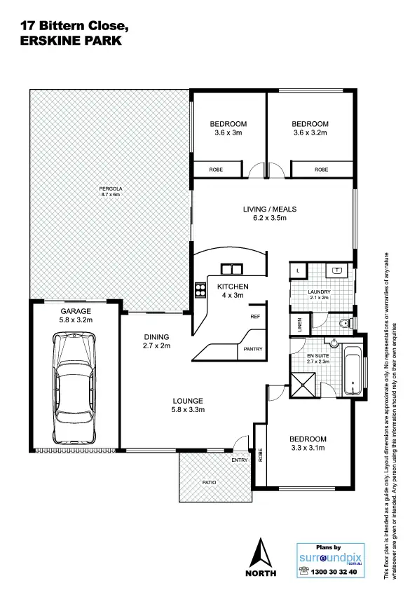 Floorplan of Homely house listing, Address available on request