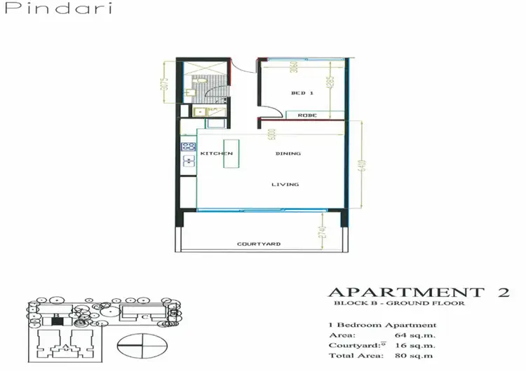 Floorplan of Homely apartment listing, B5/68 Wentworth Street, Randwick NSW 2031
