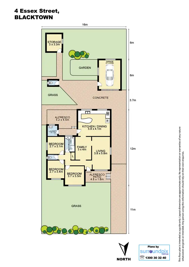 Floorplan of Homely house listing, 4 Essex Street, Blacktown NSW 2148