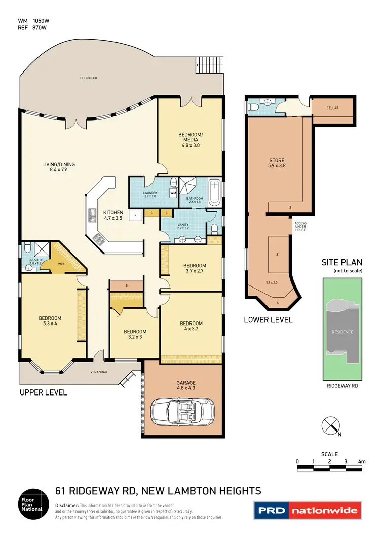 Floorplan of Homely house listing, 61 Ridgeway Road, New Lambton Heights NSW 2305