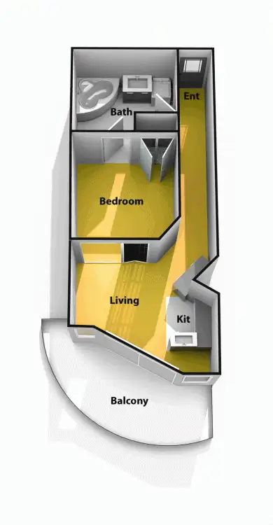 Floorplan of Homely apartment listing, 38/11 Mooloolaba Esplanade, Mooloolaba QLD 4557