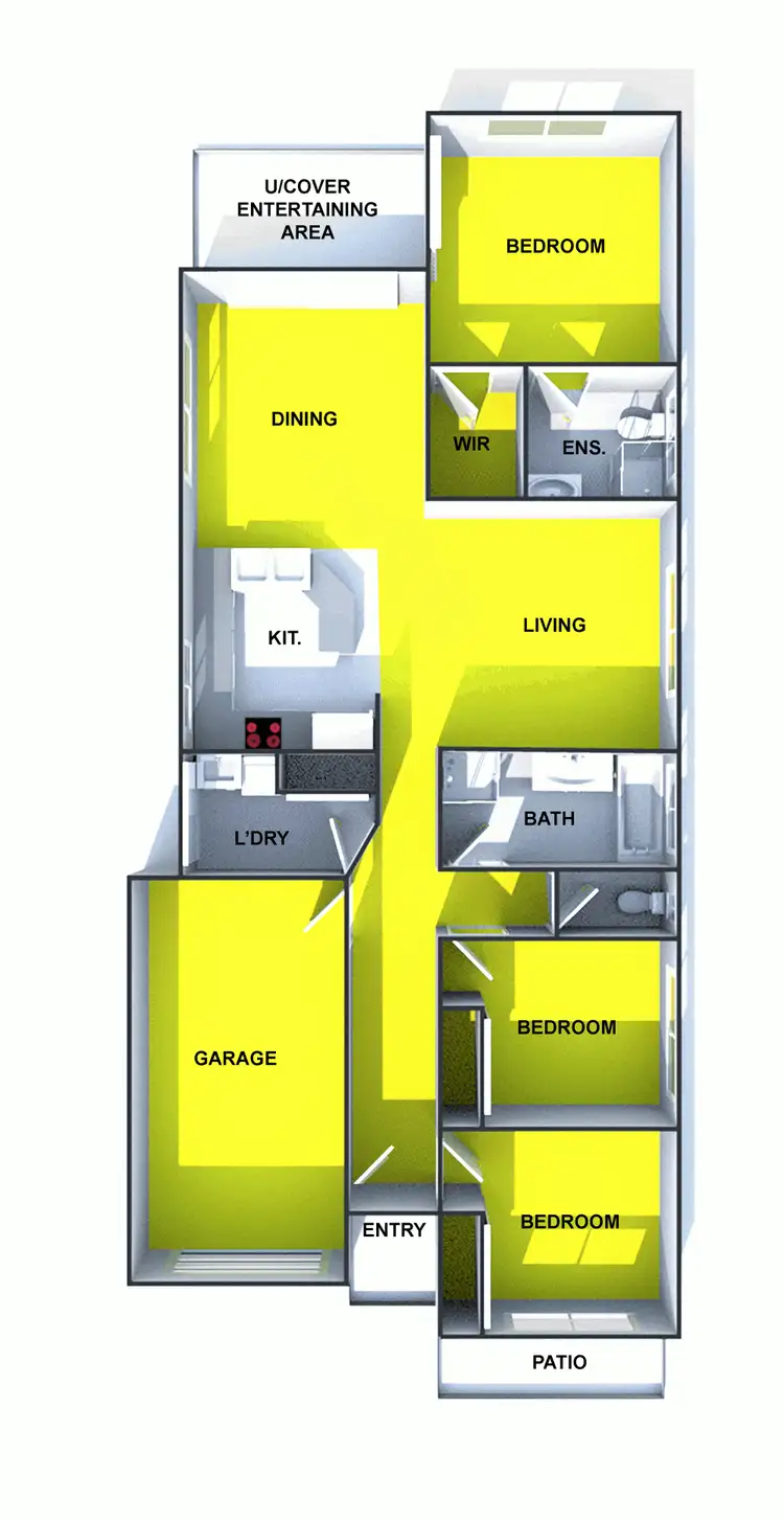 Floorplan of Homely house listing, 10 Griffin Crescent, Caloundra West QLD 4551