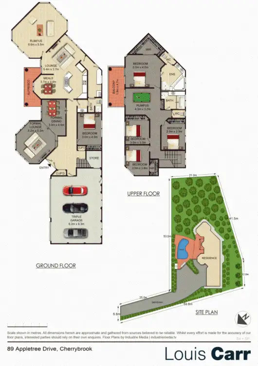 Floorplan of Homely house listing, 89 Appletree Drive, Cherrybrook NSW 2126
