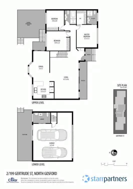 Floorplan of Homely townhouse listing, 2/199 Gerturde Street, North Gosford NSW 2250