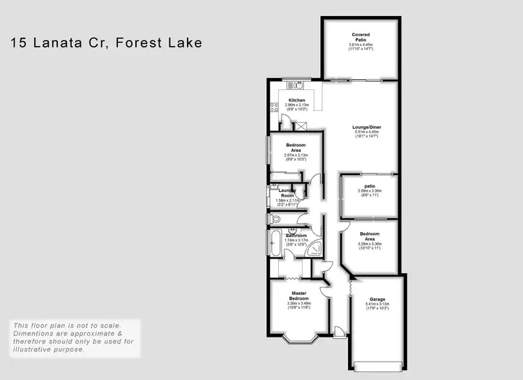 Floorplan of Homely house listing, 15 Lanata Crescent, Forest Lake QLD 4078
