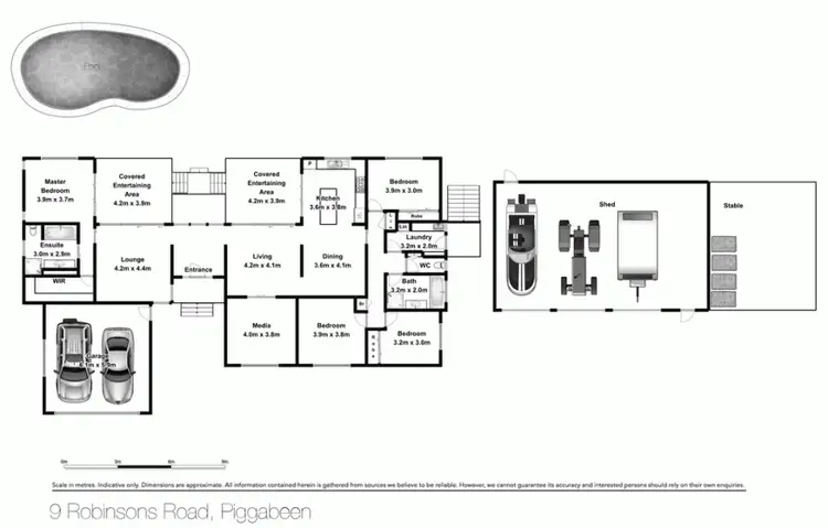 Floorplan of Homely house listing, 9 Robinsons Road, Piggabeen NSW 2486