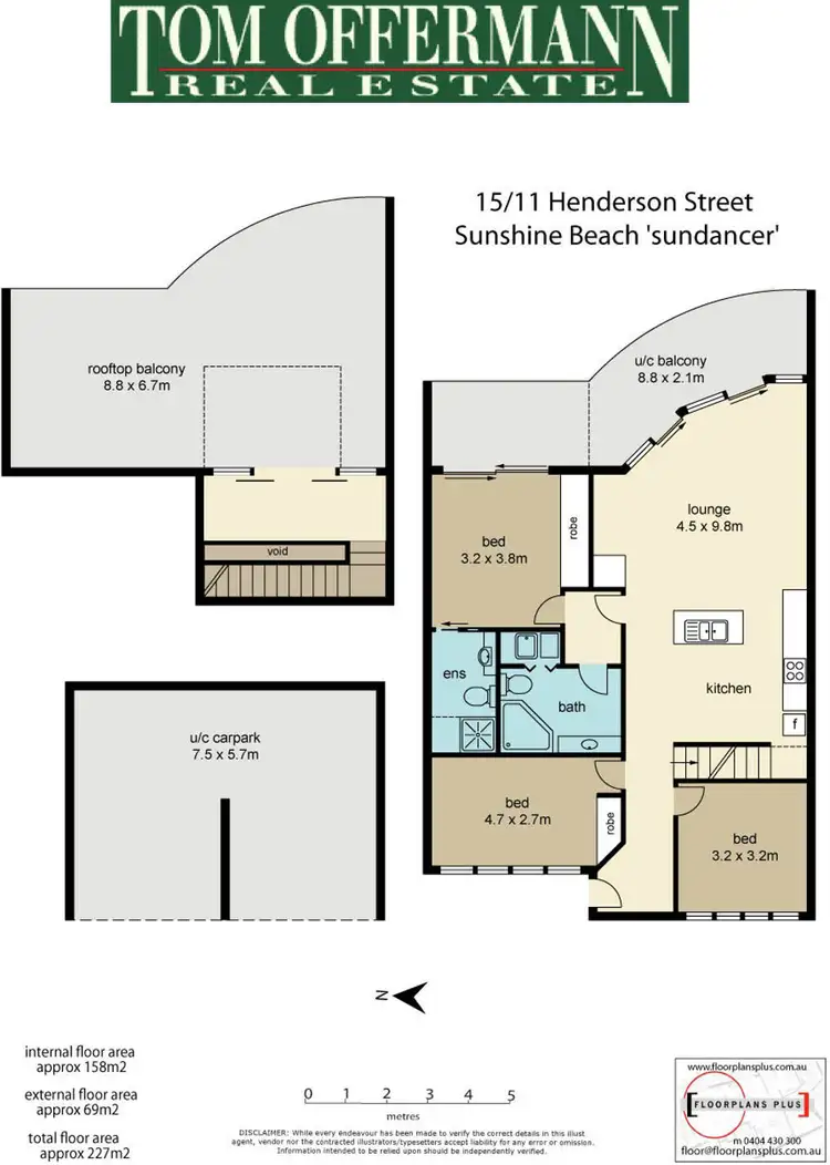 Floorplan of Homely unit listing, 13/11 Henderson St, Sunshine Beach QLD 4567
