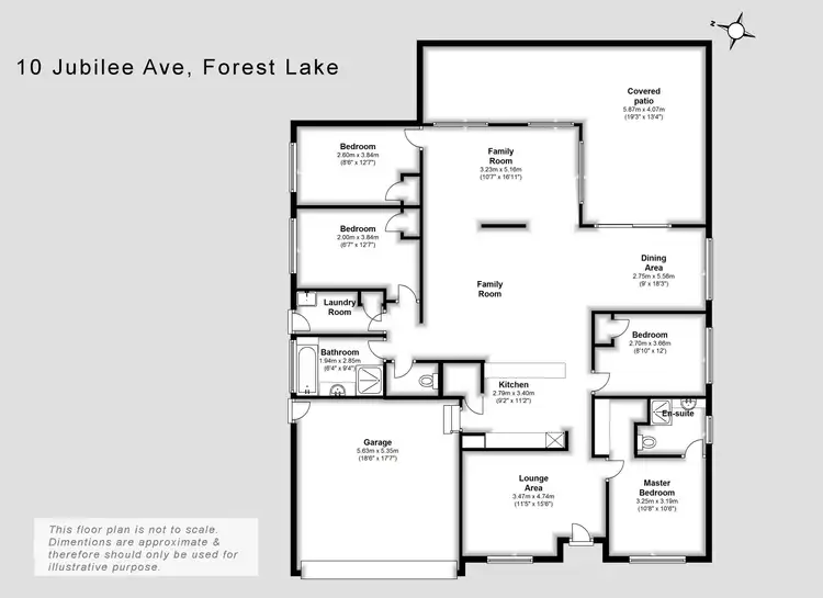 Floorplan of Homely house listing, 10 Jubilee Ave, Forest Lake QLD 4078