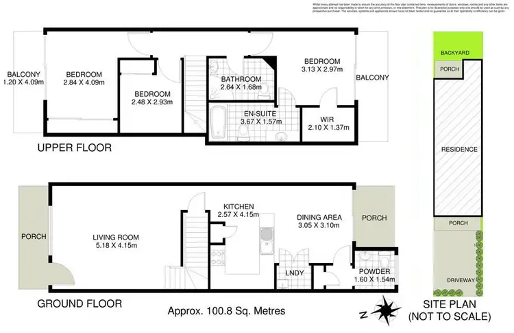 Floorplan of Homely townhouse listing, 2/20 Mcgregor Avenue, Lutwyche QLD 4030