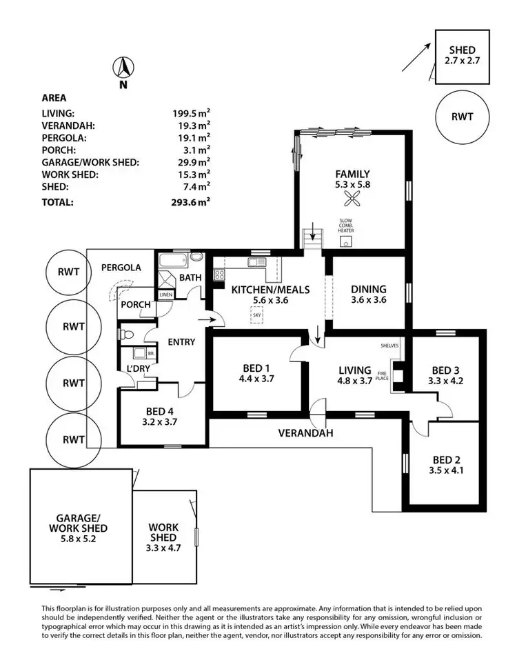 Floorplan of Homely house listing, 1087 Greenhill Road, Summertown SA 5141