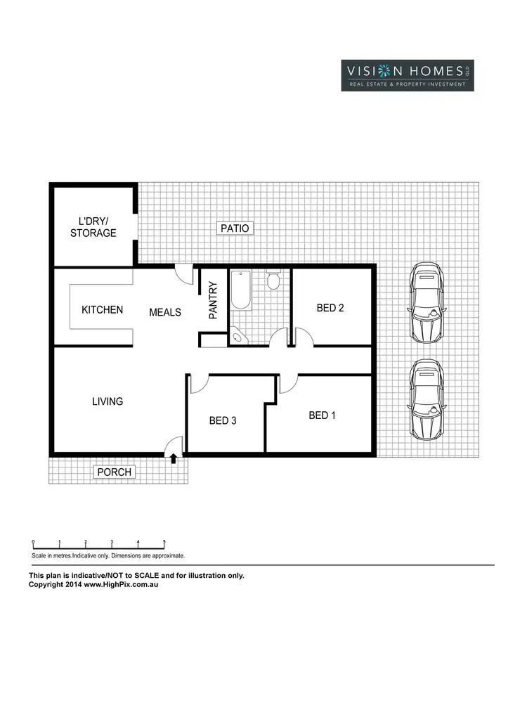 Floorplan of Homely house listing, 21 Tarlo st, Eagleby QLD 4207