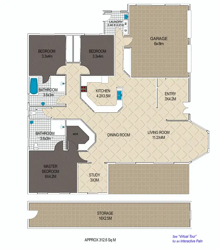 Floorplan of Homely house listing, 25 Rivervista Street, Riverhills QLD 4074
