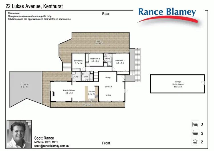 Floorplan of Homely house listing, 22 Lukas Avenue, Kenthurst NSW 2156