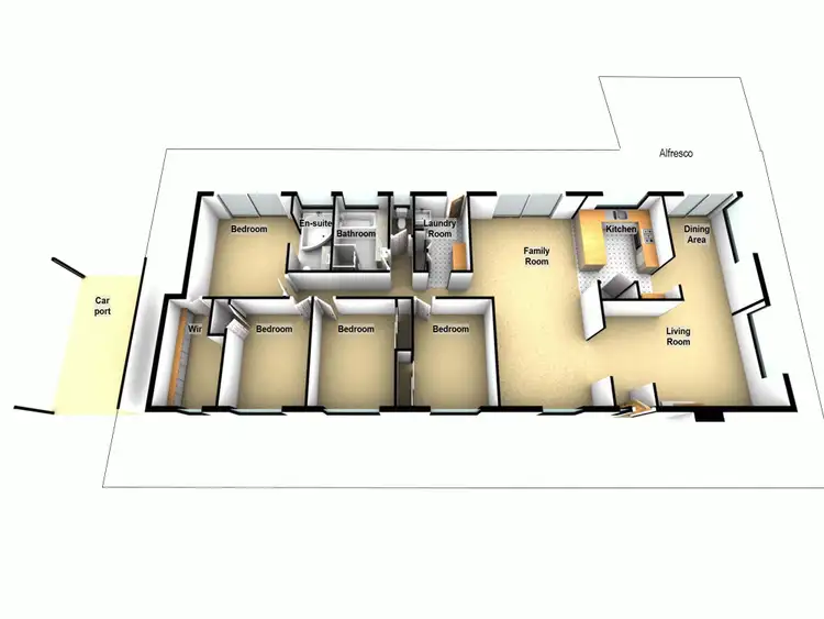 Floorplan of Homely house listing, 81 Thompson Road, Bellmere QLD 4510