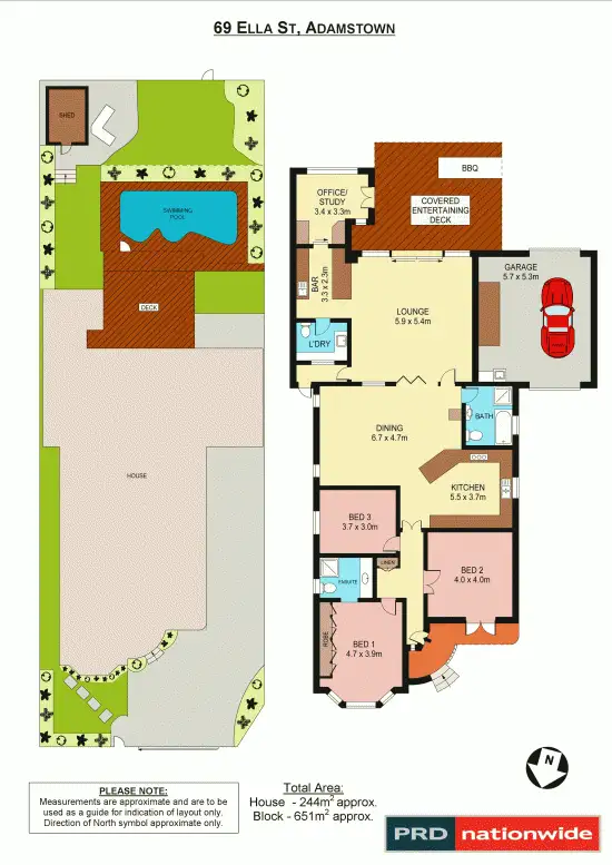 Floorplan of Homely house listing, 69 Ella Street, Adamstown NSW 2289