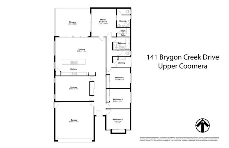 Floorplan of Homely house listing, 141 Brygon Creek Drive, Upper Coomera QLD 4209