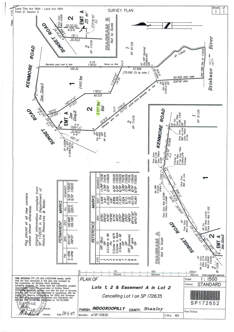 Floorplan of Homely land listing, 10 Sunset Road, Kenmore QLD 4069